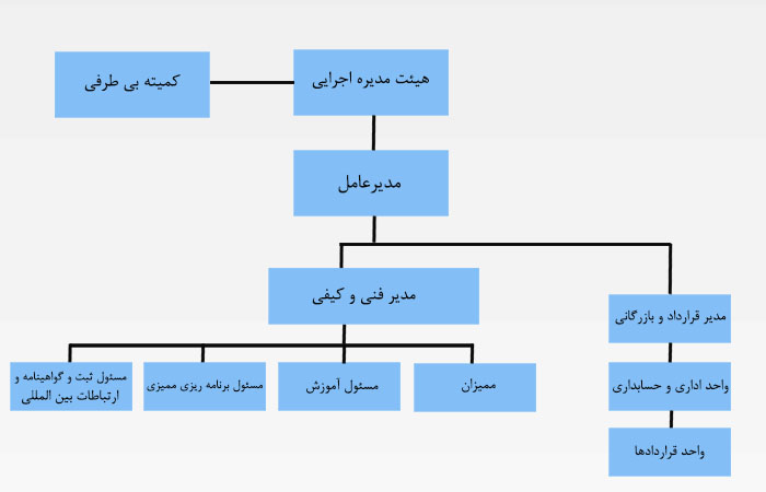 چارت سازمانی