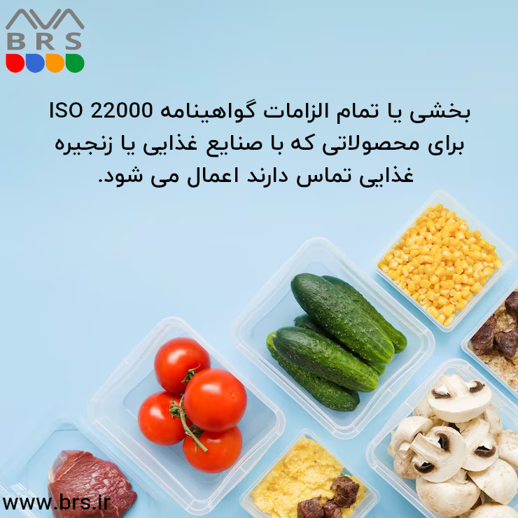 شرکت هایی که می توانند گواهینامه ایزو 22000 بگیرند